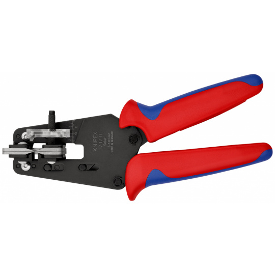 KNIPEX 121211 odizolovací nástroj s prispôsobenými čepeľami 195 mm