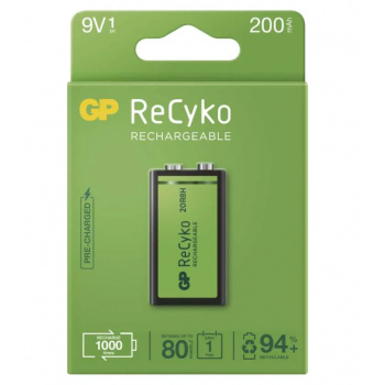 Nabíjacia batéria GP ReCyko 200 (9V) 
