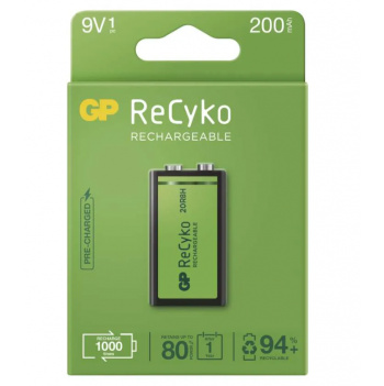 Nabíjacia batéria GP ReCyko 200 (9V) 