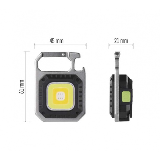 Nabíjacia mini LED baterka