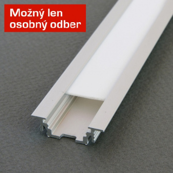 LED lišta PROFIL - AL -  2m (zapustená)