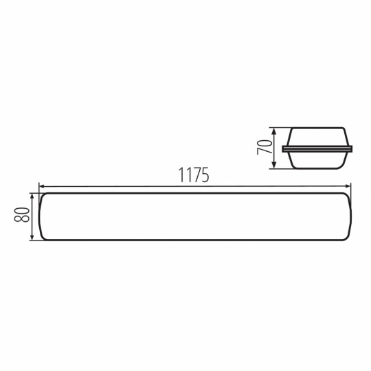 KANLUX 38469 MAH MAX 38W B Prachotesné svietidlo LED