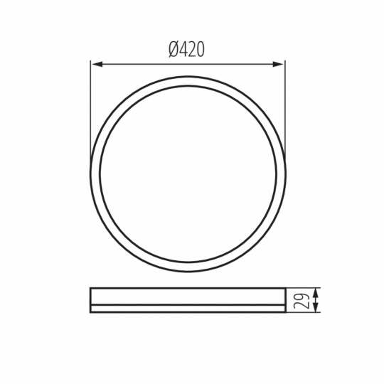 KANLUX 31504 AZPO LED 22W-NW-O-W svietidlo LED